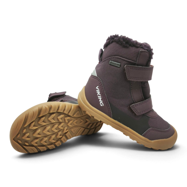 Viking Gore-Tex Spruce Barefoot Warm GTX 2V Wine Dětské sandále Renbut 13-106A