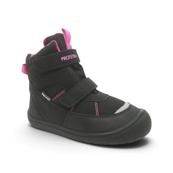 Protetika zimní barefoot boty Marcia Black Dětské sandále Renbut 13-106A
