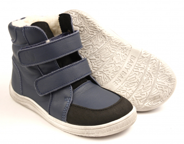 Baby Bare Shoes Febo Winter Navy 