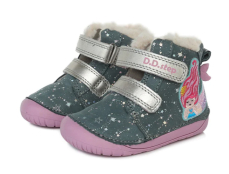 D.D.Step Barefoot zimní boty W070-193 Grey