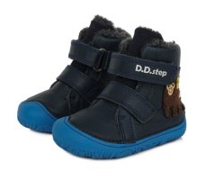 D.D.Step Barefoot zimní boty W073-457 Blue
