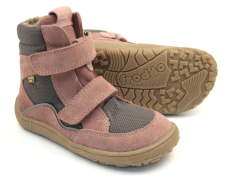 Froddo Barefoot zimní boty s membránou G3160189-7 Grey Pink
