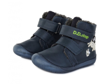 D.D.Step Barefoot zimní boty W070-111 Royal Blue