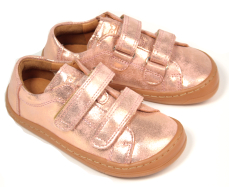 Barefoot tenisky Froddo - BF Pink/Gold růžové