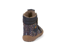 Froddo Barefoot zimní boty s membránou G3160205-9 Blue puntík