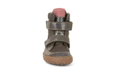 Froddo Barefoot zimní boty s membránou G3160205-10 Grey Silver
