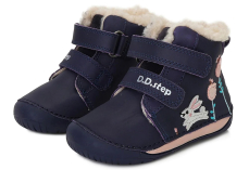 D.D.Step Barefoot zimní boty W070-337B Royal Blue