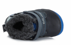 D.D.Step Barefoot zimní boty W070-327 Royal Blue