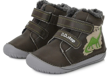 D.D.Step Barefoot zimní boty W070-327A Dark Grey