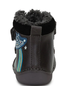 D.D.Step Barefoot zimní boty W073-355A Dark Grey