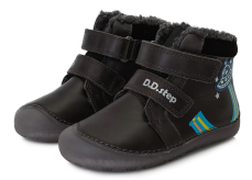 D.D.Step Barefoot zimní boty W073-355A Dark Grey