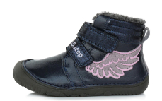 D.D.Step Barefoot zimní boty W073-364 Royal blue