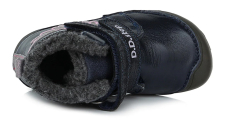 D.D.Step Barefoot zimní boty W073-364 Royal blue