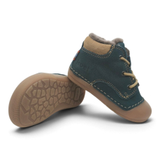 Koel Barefoot Crawl Ava Leather Wool 110 Blue Koel Barefoot Crawl Ava Leather Wool 110 Blue