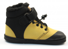 Zimní boty Pegres Barefoot BF40 Žlutá