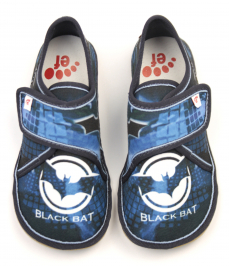 Ef barefoot chlapecké bačkory 394 Black Bat