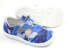 Beda Barefoot sandály Blue Military