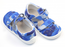 Beda Barefoot sandály Blue Military