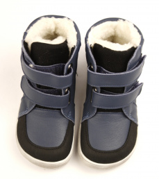 Baby Bare Shoes Febo Winter Navy Asfaltico