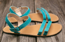 Barefoot sandále Lenka Summer - Tyrkys